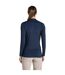 Womens/ladies Nosilife Mock Neck Long-sleeved Golf T-shirt Blue Navy Craghoppers-3