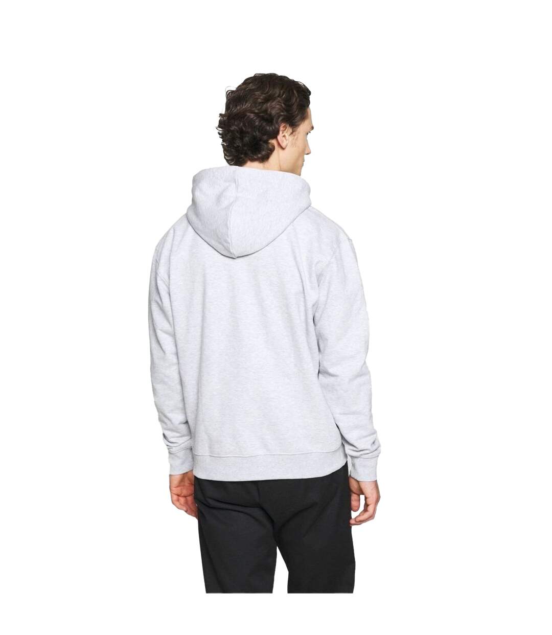Sweat À Capuche Motif/style Signature Homme Gris Karl Kani-3