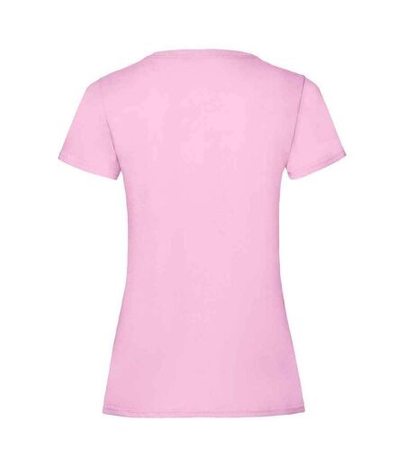 T-shirt valueweight femme rose clair Fruit of the Loom