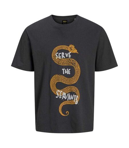T-shirt Motif/style Nirvana Serve The Servants Homme Anthracite Jack And Jones