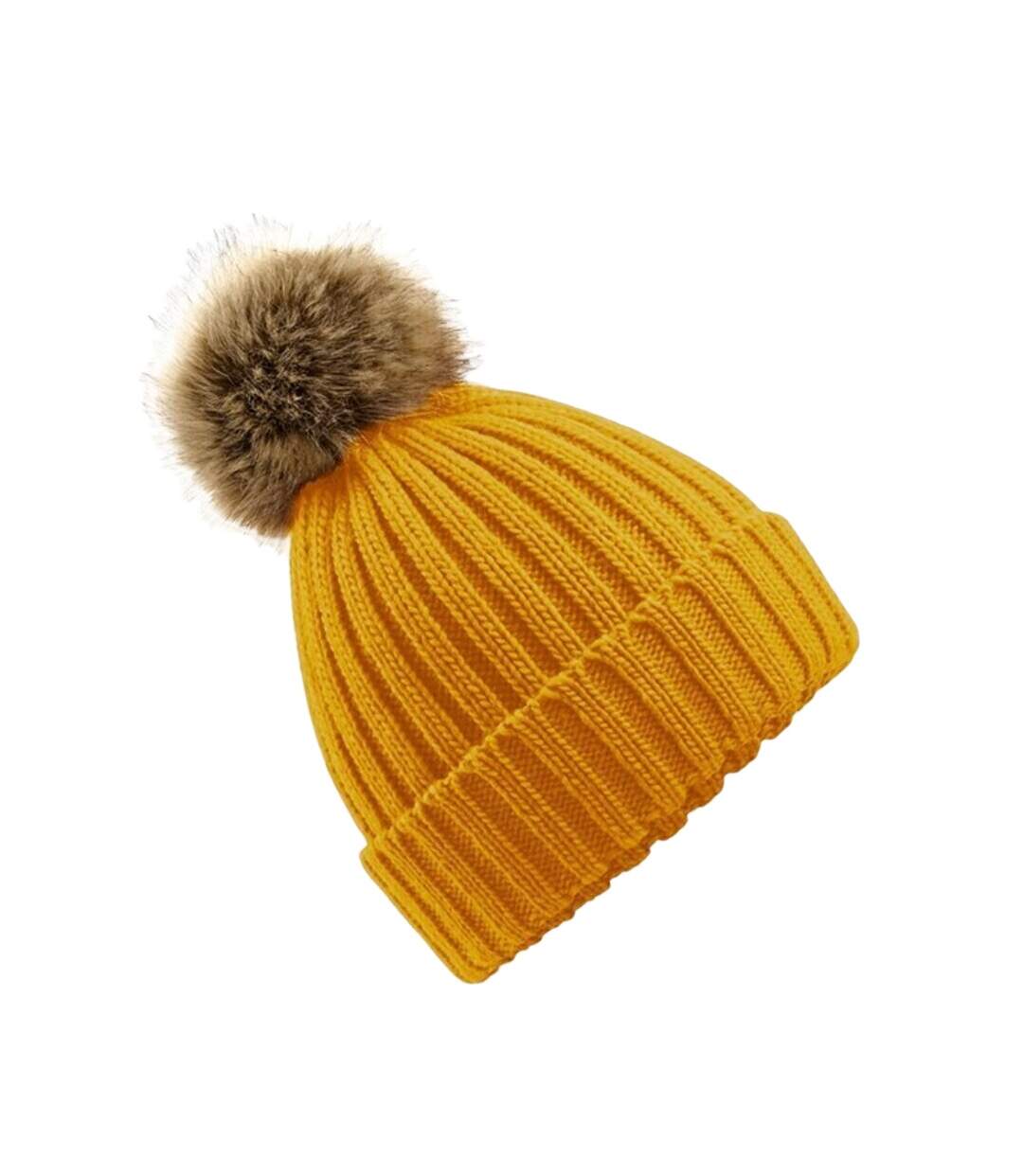 Beechfield® Unisex Cuffed Design Winter Hat (Mustard Yellow) - UTRW5283-1