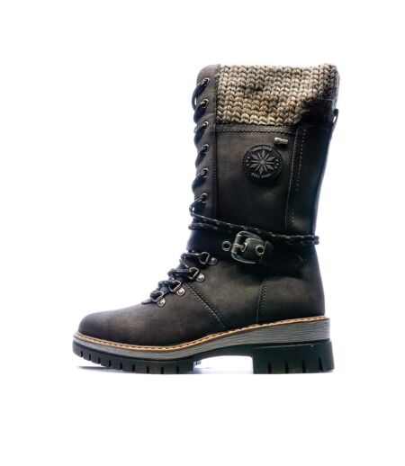 Bottes gris anthracite femme relife grivione