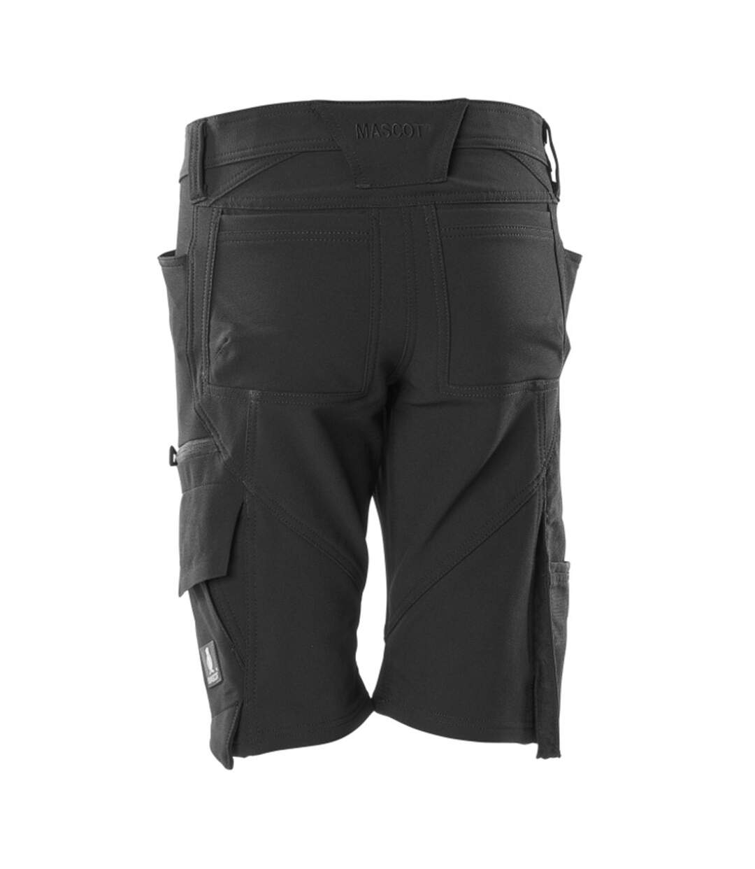 Mens Accelerate Work Shorts Black Mascot-2
