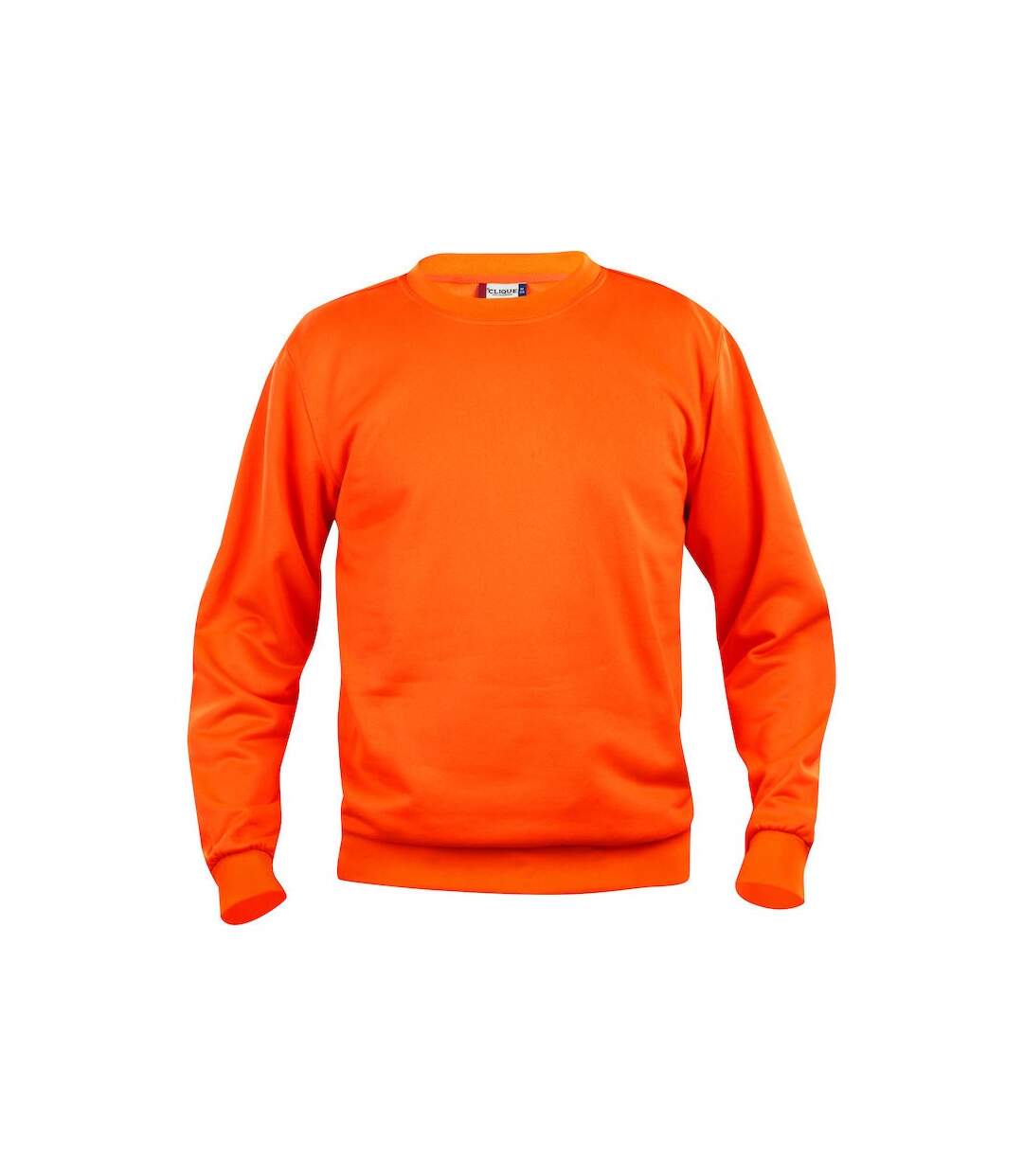 Sweat basic adulte orange fluo Clique