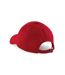 Casquette Baseball Adulte Unisexe Rouge Beechfield-2