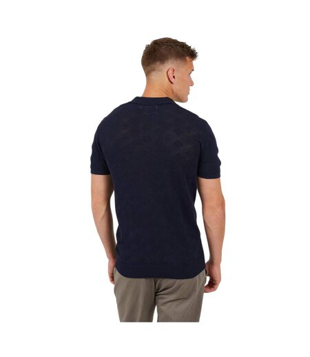 Polo Manches Courtes Homme Bleu Nuit Brave Soul