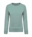 Sweat shirt coton bio - Femme - K481 - vert amande