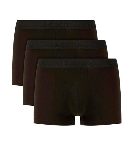 X3 Boxers Noir Homme Lacoste Core 5H3407 - S