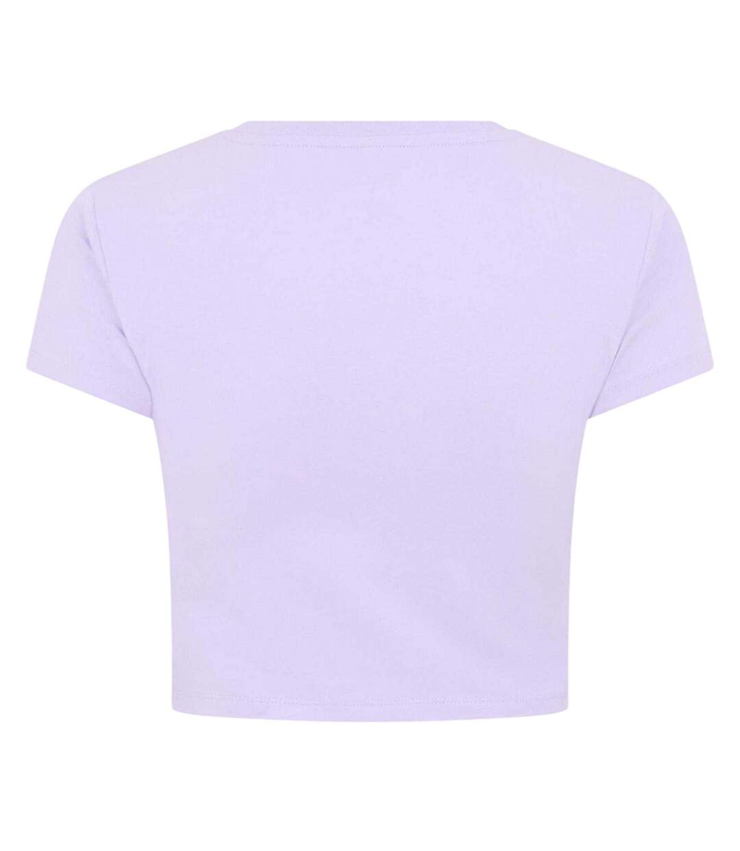 Womens/ladies Squad Cropped T-shirt Violet Puma-2