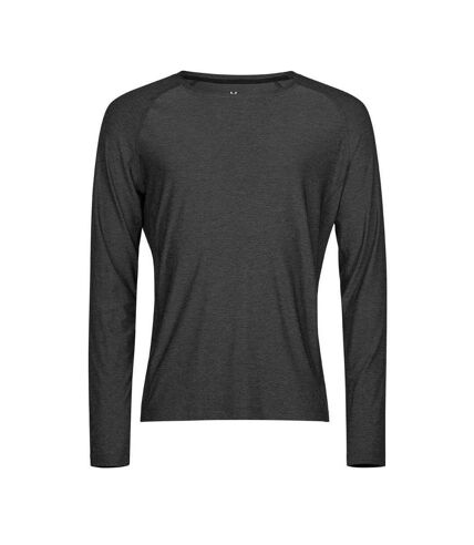 Tee Jays Mens CoolDry Long-Sleeved T-Shirt (Deep Green)