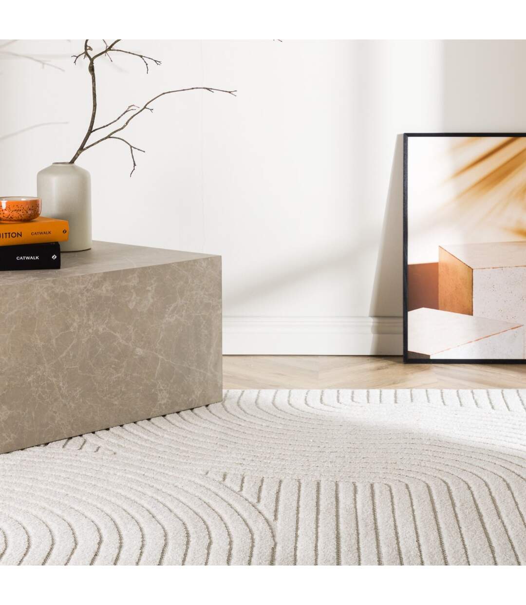Tapis Déco Vince Solar 160x230cm Naturel-3
