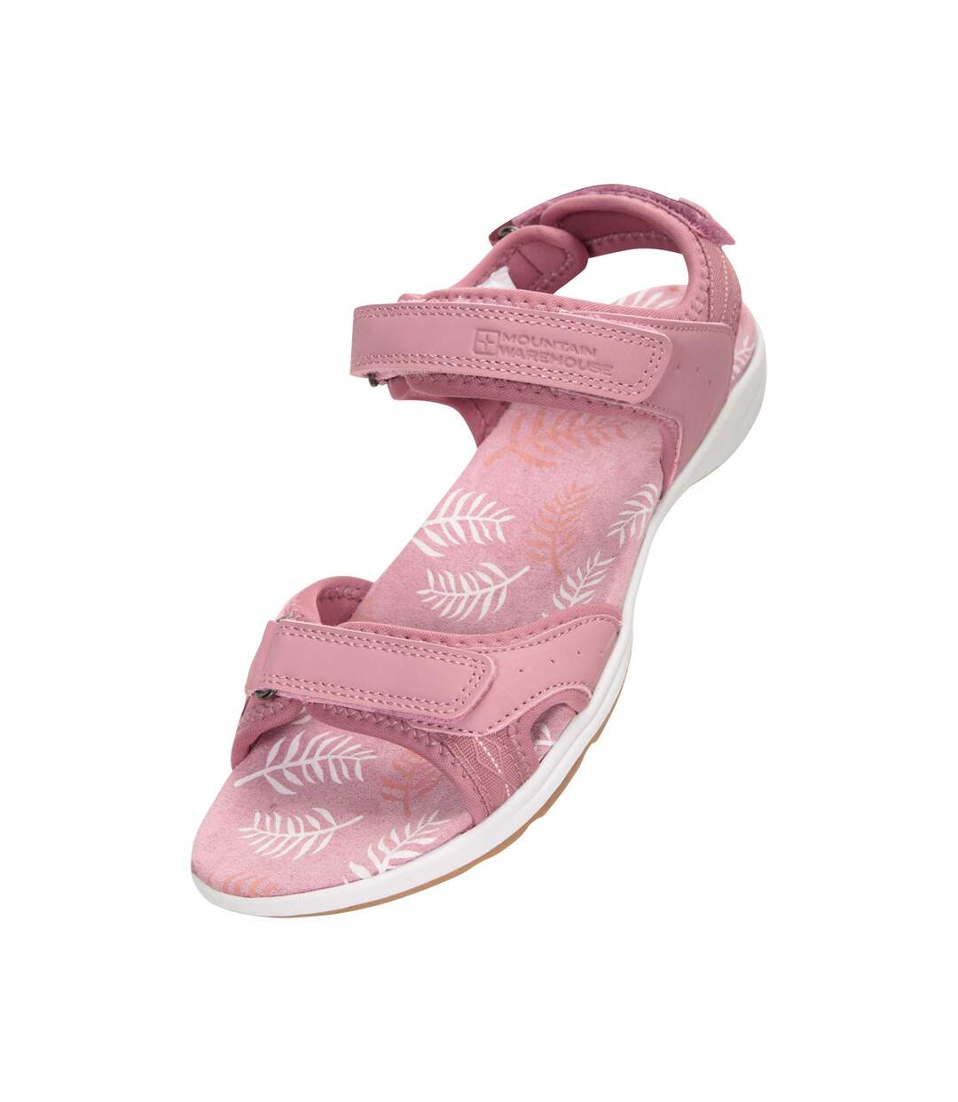 Womens/ladies athens leaves sandals pink Mountain Warehouse-1