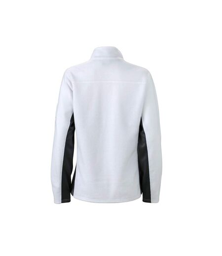Veste Polaire Strong Femme Blanc Carbone James And Nicholson