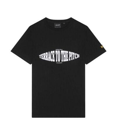 T-shirt Motif Graphique Terrace Homme Noir Lyle & Scott