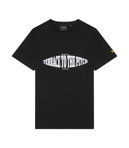 T-shirt Motif Graphique Terrace Homme Noir Lyle & Scott