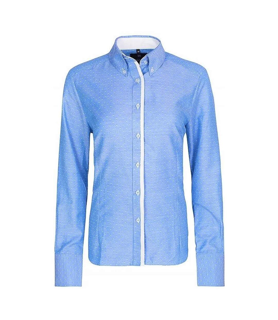 Chemisier France Femme Bleu Clair Di Selentino-1