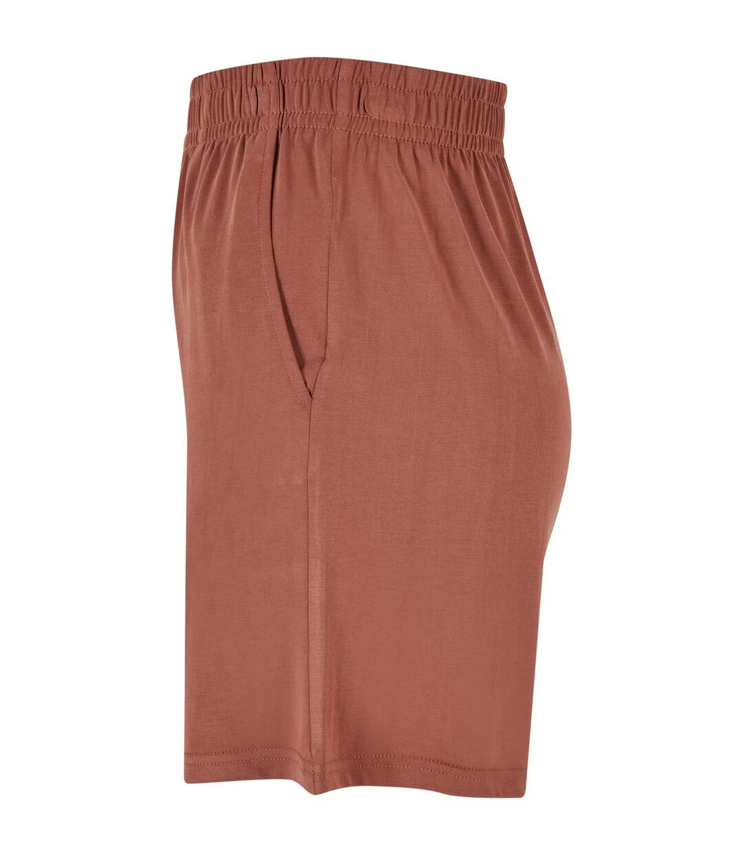 Womens/ladies Modal Shorts Terracotta Urban Classics-3