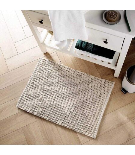 Tapis de Bain Relief Isalis 50x80cm Beige