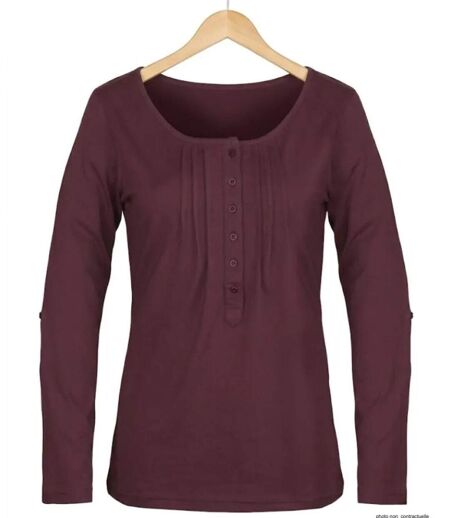 Tee-shirt MAYFLOWER NANNY1 à manches modulables : confort et style ajusté