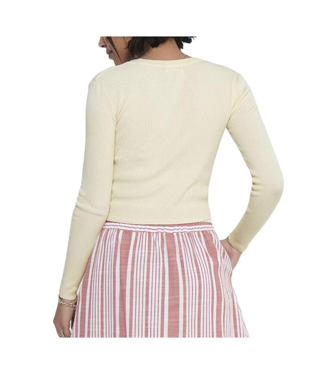 Gilet écru femme jdy donnel-2