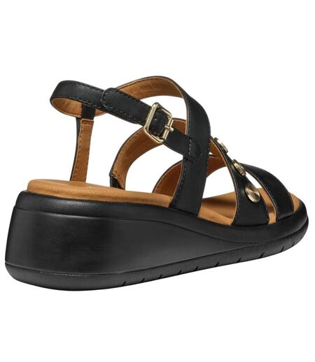 Sandales D Meliconia Femme Noir Geox