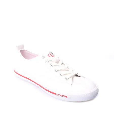 Baskets Motif/style Détail Rayé S-athos Homme Blanc Diesel
