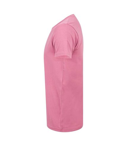 Skinni Fit - T-shirt manches courtes FEEL GOOD - Homme (Rose) - UTRW4427