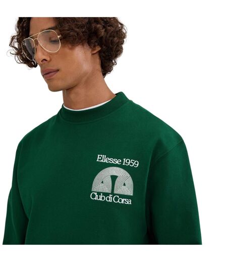 Unisex Adult Club Di Corsa Sweatshirt Dark Green Ellesse