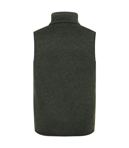 Veste Polaire Sans Manches À Col Montant Et Poche Sur Poitrine Newhill Homme Kaki Foncé Regatta