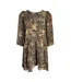 Robe Motif/style Volanté Femme Marron Inoa-1