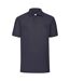 Mens 65/35 Polo Shirt Deep Navy Fruit Of The Loom-1