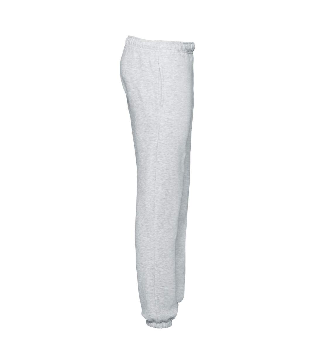 Unisex adult premium jogging bottoms heather grey Fruit of the Loom-3