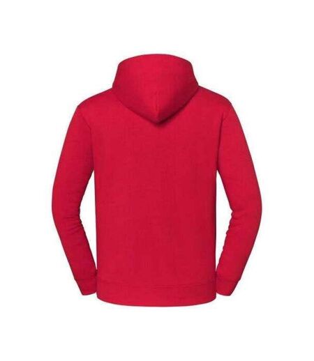 Sweat Uni À Capuche Iconic Premium Adulte Rouge Fruit Of The Loom