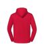 Sweat Uni À Capuche Iconic Premium Adulte Rouge Fruit Of The Loom-2
