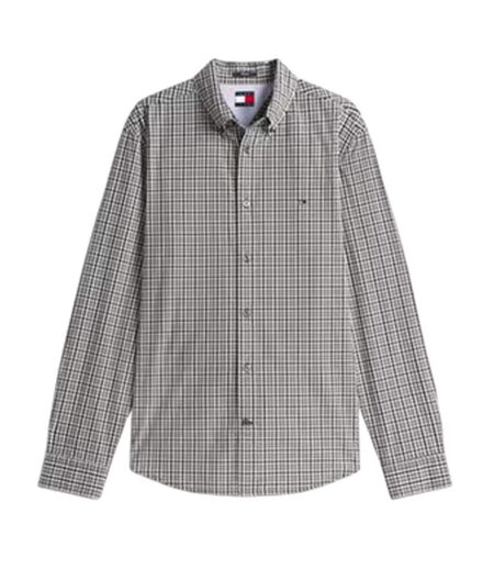 Chemise Motif/style À Carreaux Homme Noir Tommy Jeans