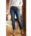 Jean 5 poches coupe droite stone used AXF012-1