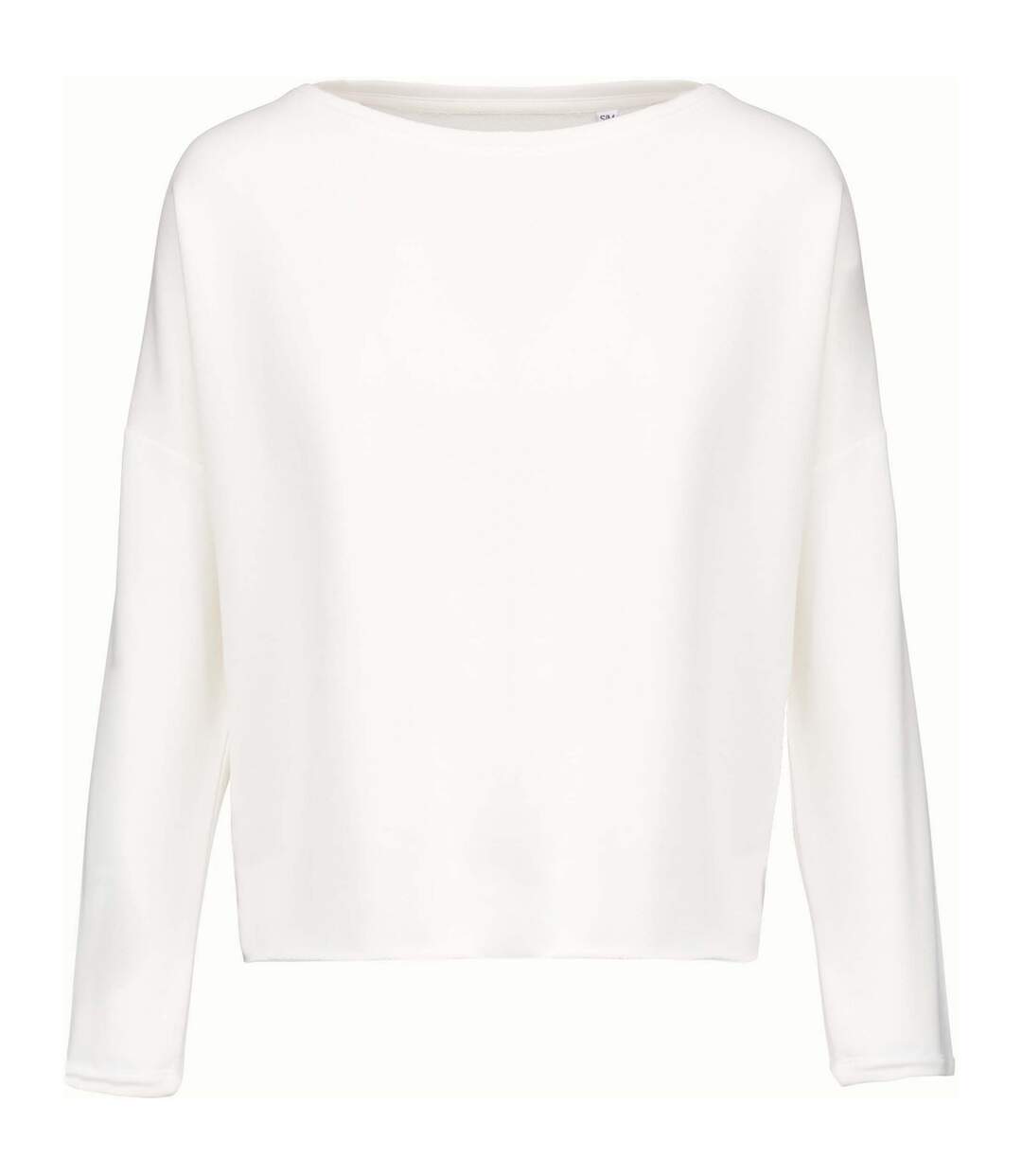 Sweat femme blanc cassé Kariban-1