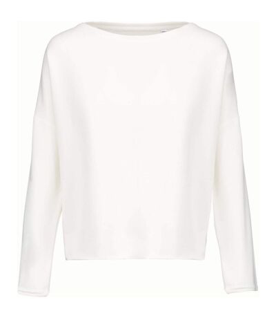 Sweat femme blanc cassé Kariban