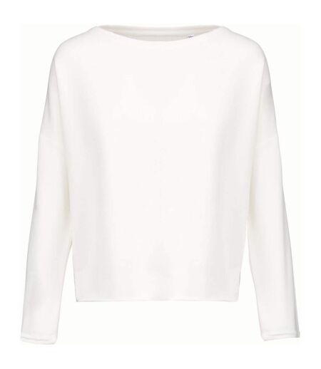 Sweat femme blanc cassé Kariban