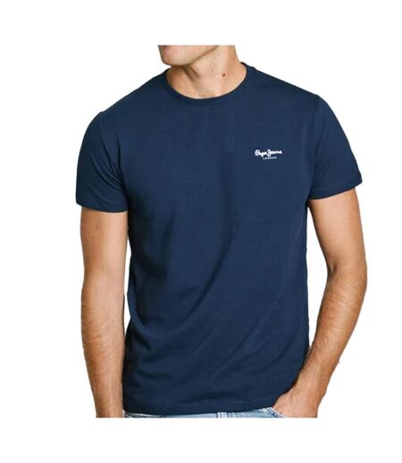 T-shirt marine homme pepe jeans original basic 508212 - l