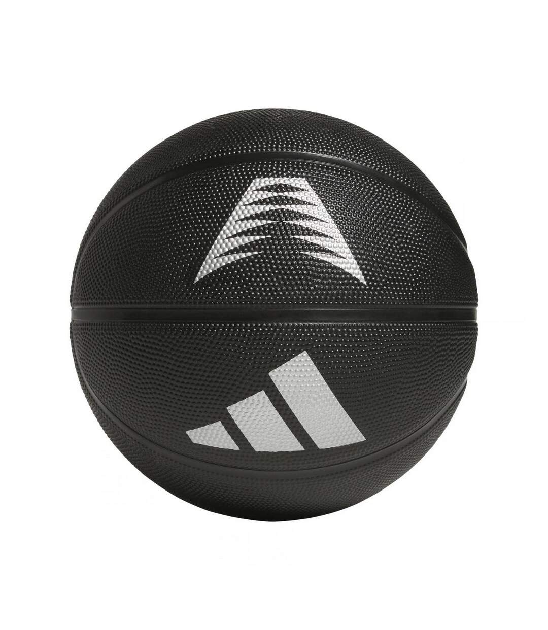 Mini Ballon De Basket Motif/style 3 Rayures Taille 7 Noir Adidas-1