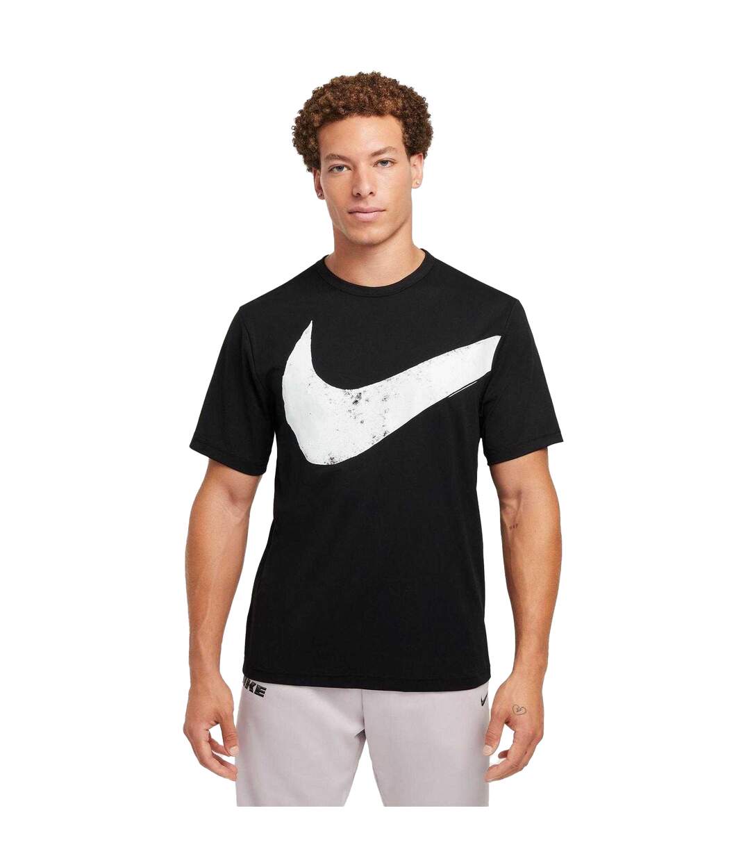 T-shirt Motif/style Logo Usé Hyverse Homme Noir Blanc Nike-2