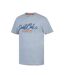 Mens Back Print T-shirt Grey Marl SoulCal-3
