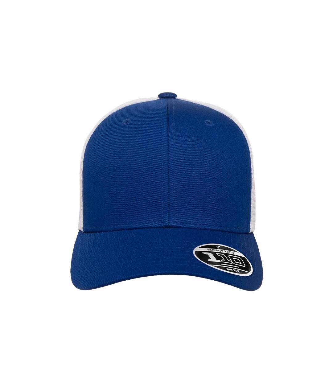 Casquette Trucker Motif/style Deux Tons Bleu Roi Blanc Flexfit-3