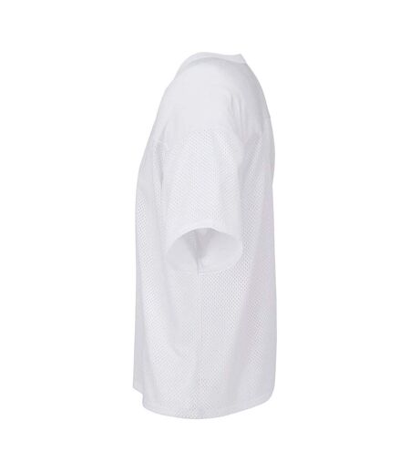Unisex Adult Nino V Neck T-shirt White SOLS