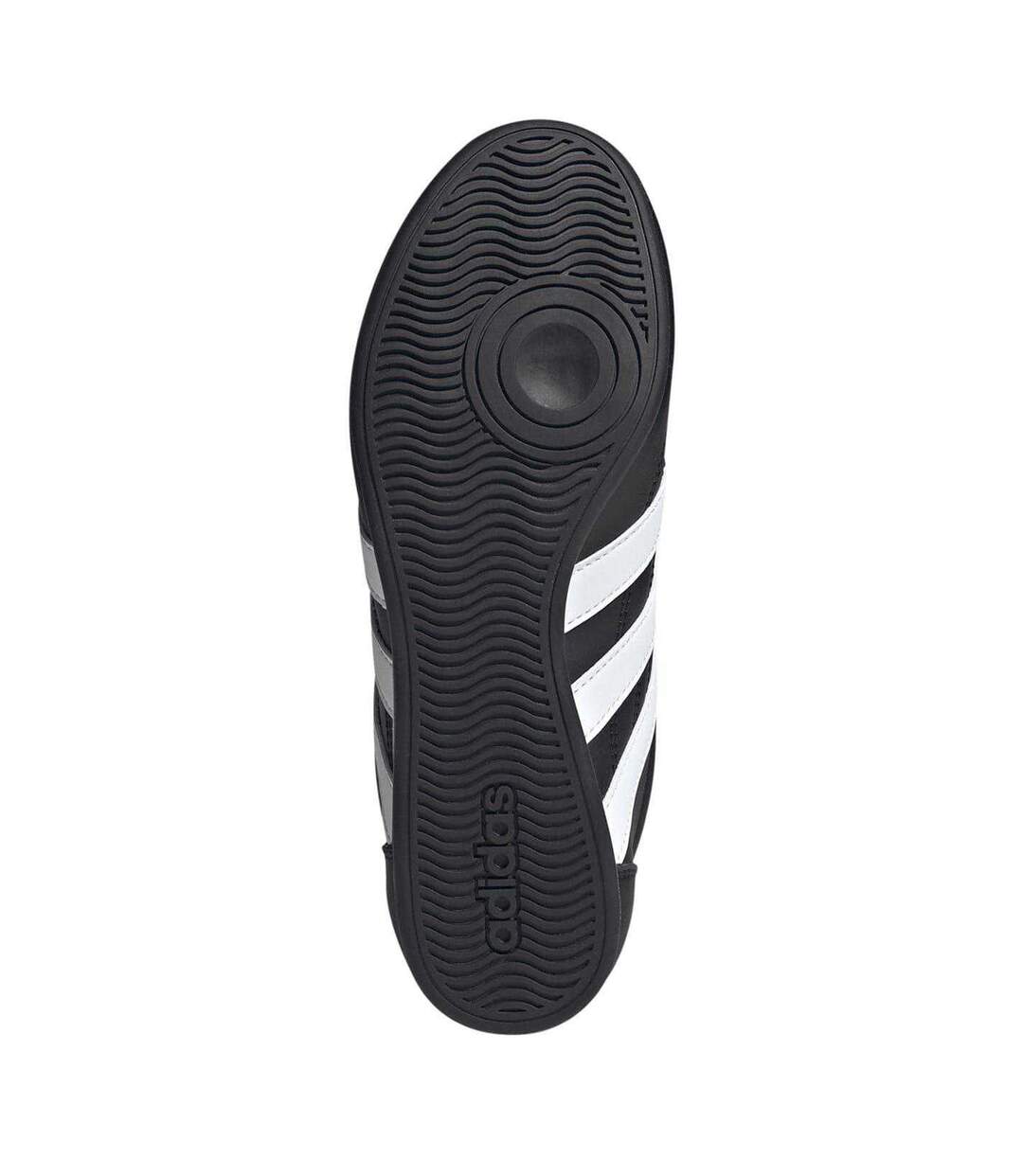 Womens/ladies Tekwen Lace Up Casual Shoes Black White Adidas-4
