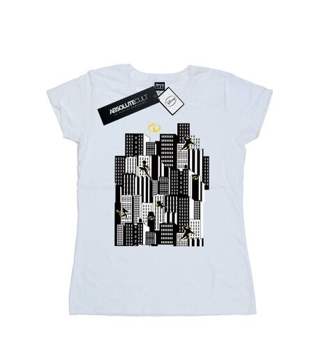 Disney T-shirt en coton Femme/Ladies The Incredibles Skyline (Blanc) - UTBI35900
