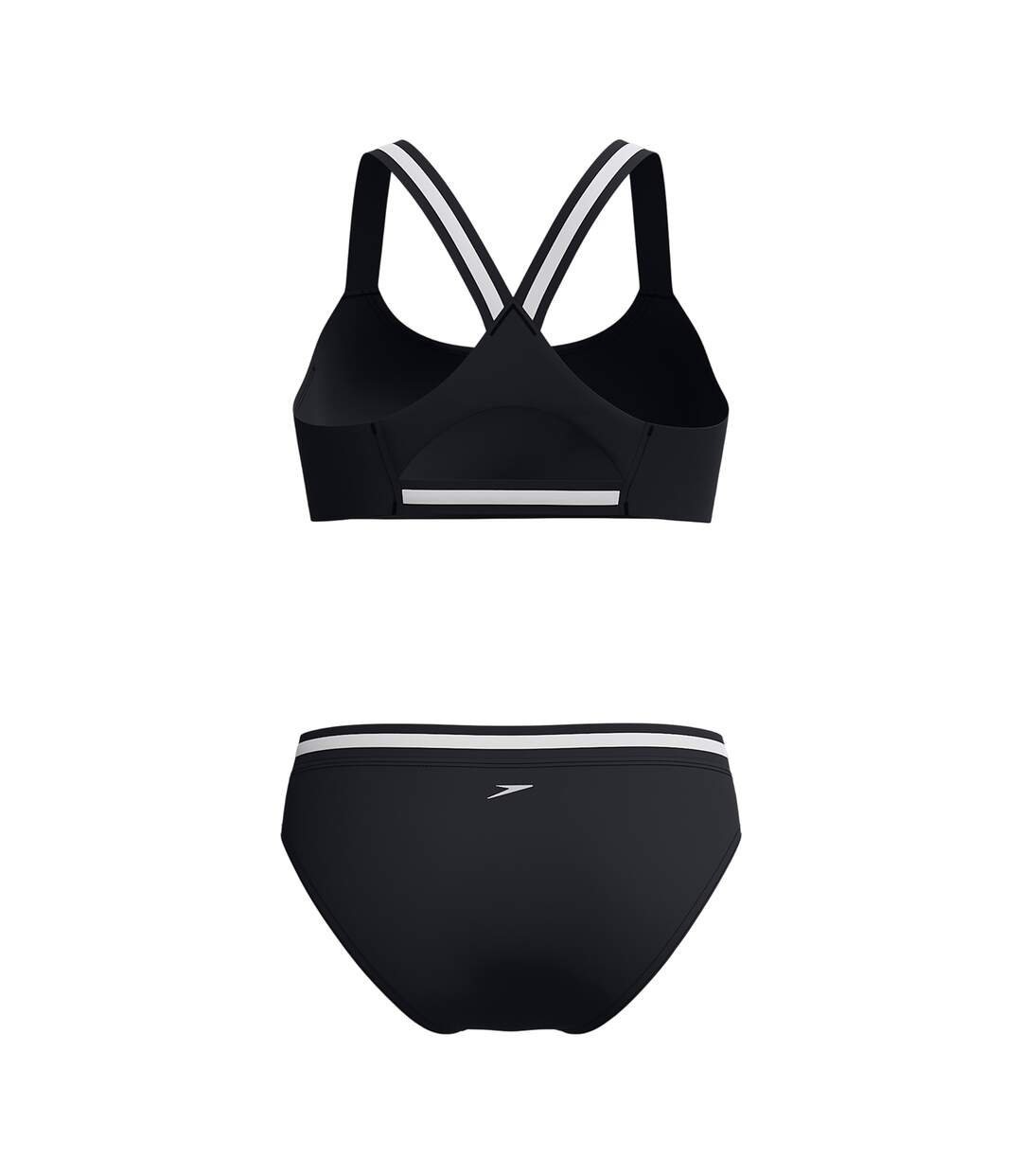 Womens/ladies Vanquisher Performance Two-piece Swimsuit Black Speedo-3