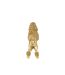 Statue Caniche Debout Trina 66cm Doré-5