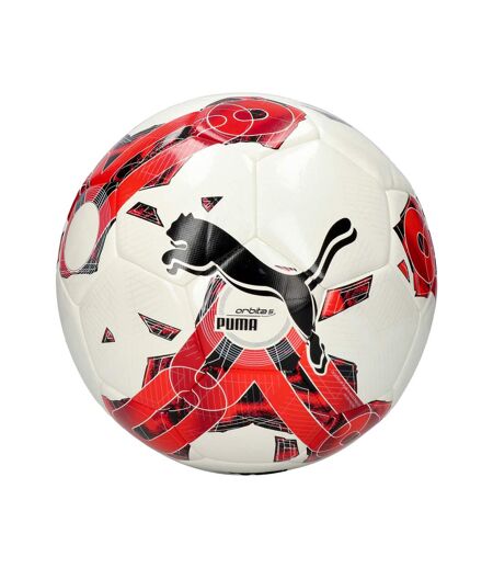 Puma - Ballon de foot TEAMFINAL6 MS (Blanc / Rouge) (Taille 4) - UTRD2851